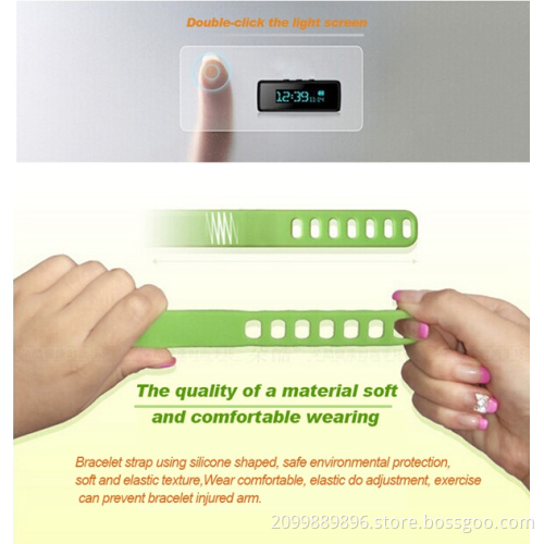 Fashion Style Silicone Good Health Bracelet Bluetooth Sleep Monitoring PLR-1089